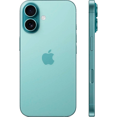 Смартфон Apple iPhone 16 Plus 256 ГБ бирюзовый